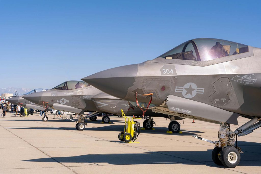 US Air Force planes example of aerospace manufacturing by Advantage Manufacturing in Colorado Springs, CO, USA.