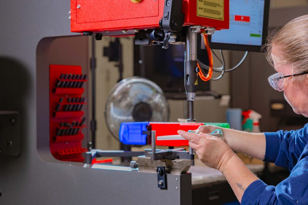Assembly equipment for precision manufacturer, Advantage Manufacturing in Colorado Springs, Colorado, USA.