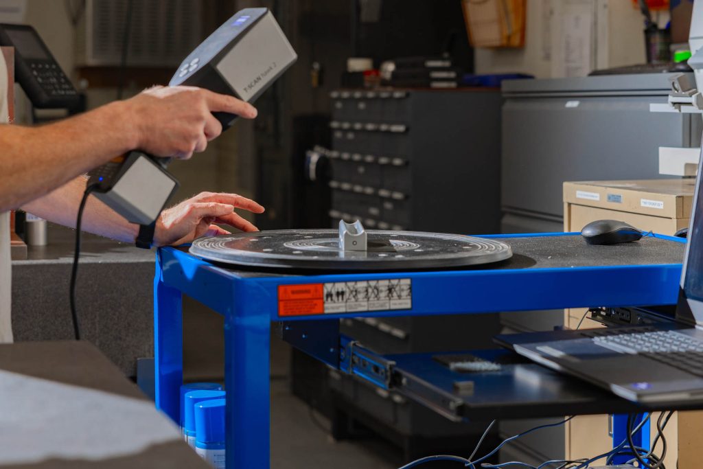 Quality and compliance scanning equipment for Advantage Manufacturing in Colorado Springs, Colorado, USA.